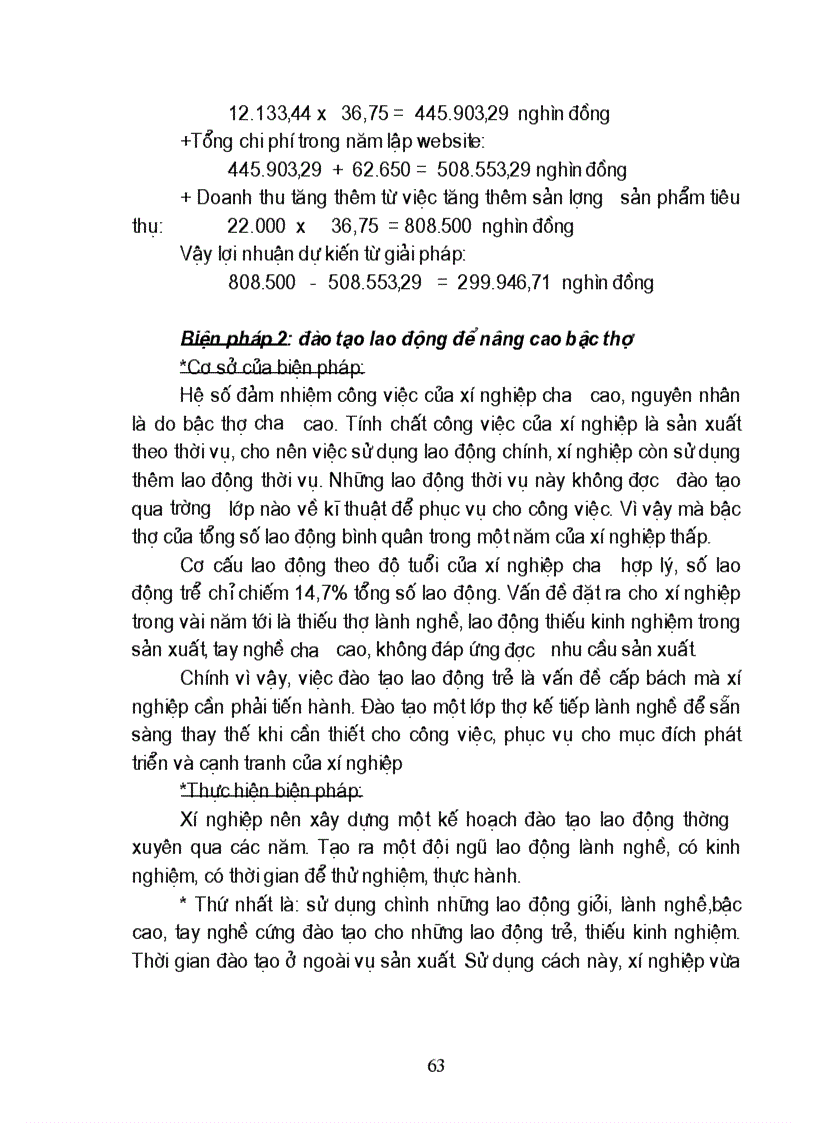 image for page Phân tích hiệu quả Sản xuất kinh doanh Của xí nghiệp Bánh mứt kẹo hà nội