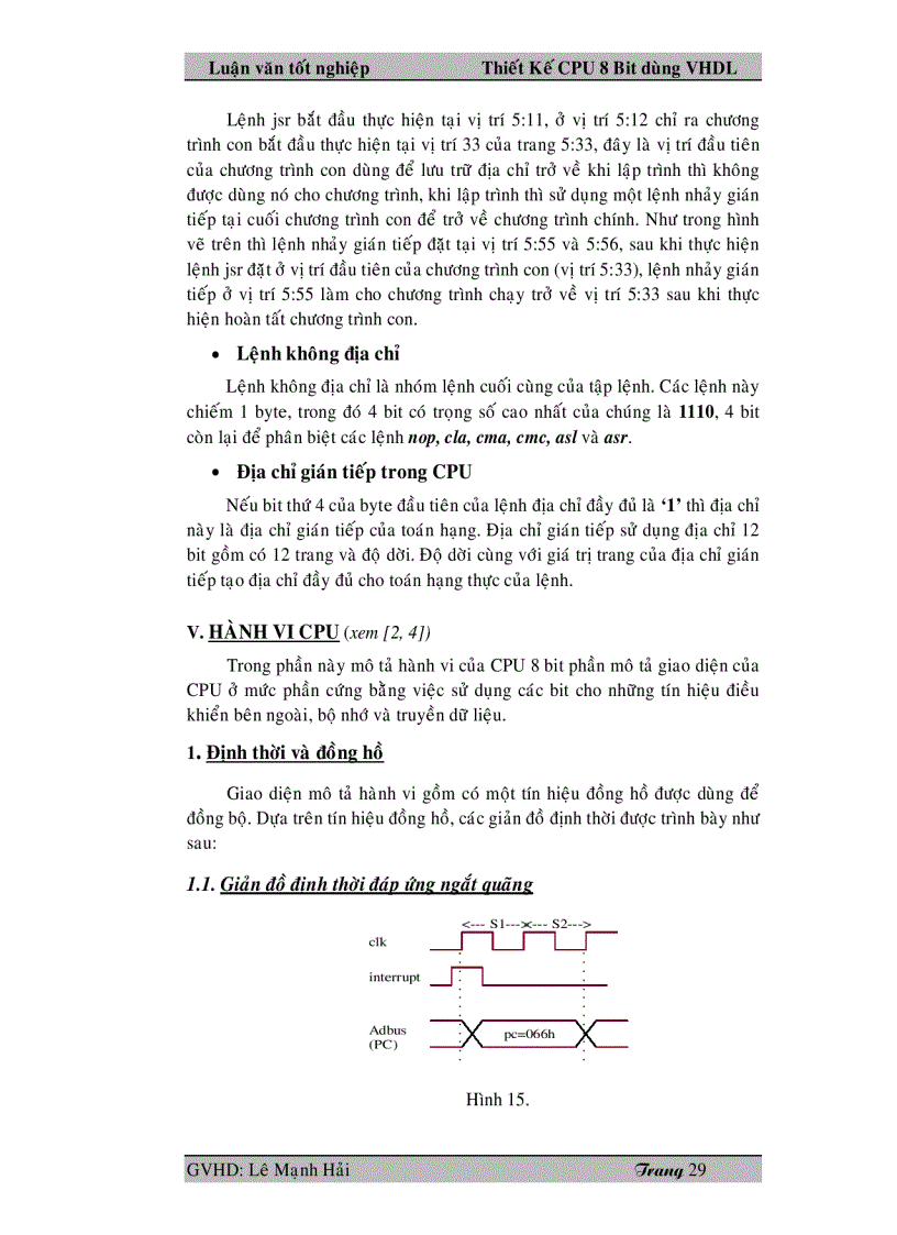 image for page Thiết kế CPU 8 bit dùng VHDL
