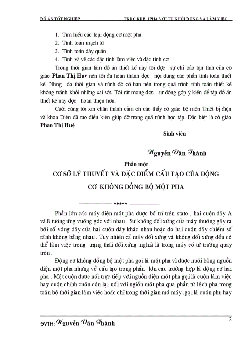 image for page Thiết kế động cơ không đồng bộ điện dung có tụ mở máy và tụ làm việc