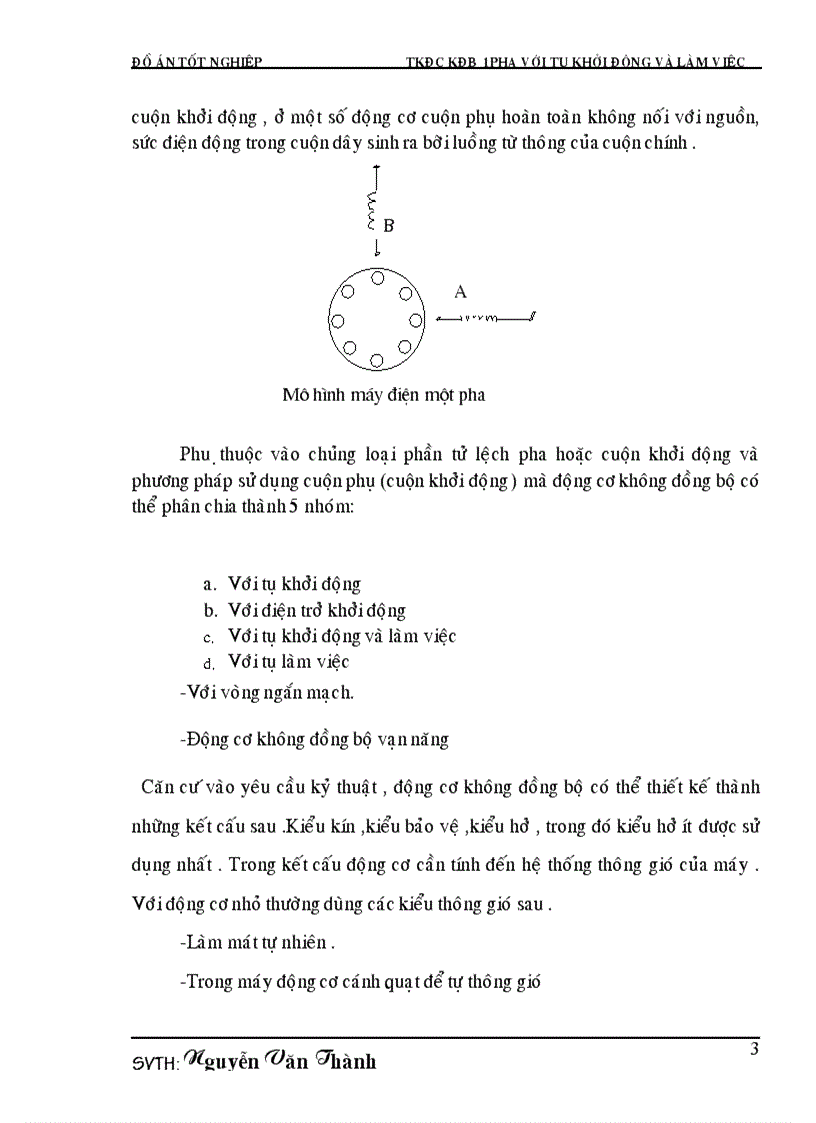 image for page Thiết kế động cơ không đồng bộ điện dung có tụ mở máy và tụ làm việc