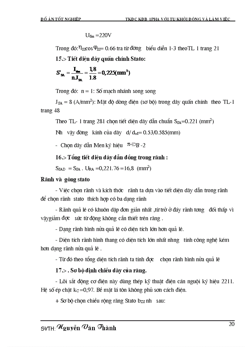 image for page Thiết kế động cơ không đồng bộ điện dung có tụ mở máy và tụ làm việc