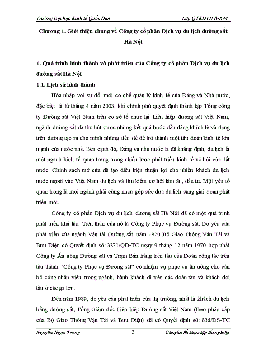 image for page Một số giải pháp phát triển kinh doanh lữ hành ở Công ty cổ phần Dịch vụ du lịch đường sắt Hà Nội