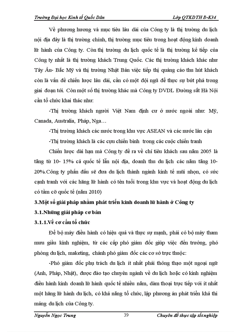 image for page Một số giải pháp phát triển kinh doanh lữ hành ở Công ty cổ phần Dịch vụ du lịch đường sắt Hà Nội