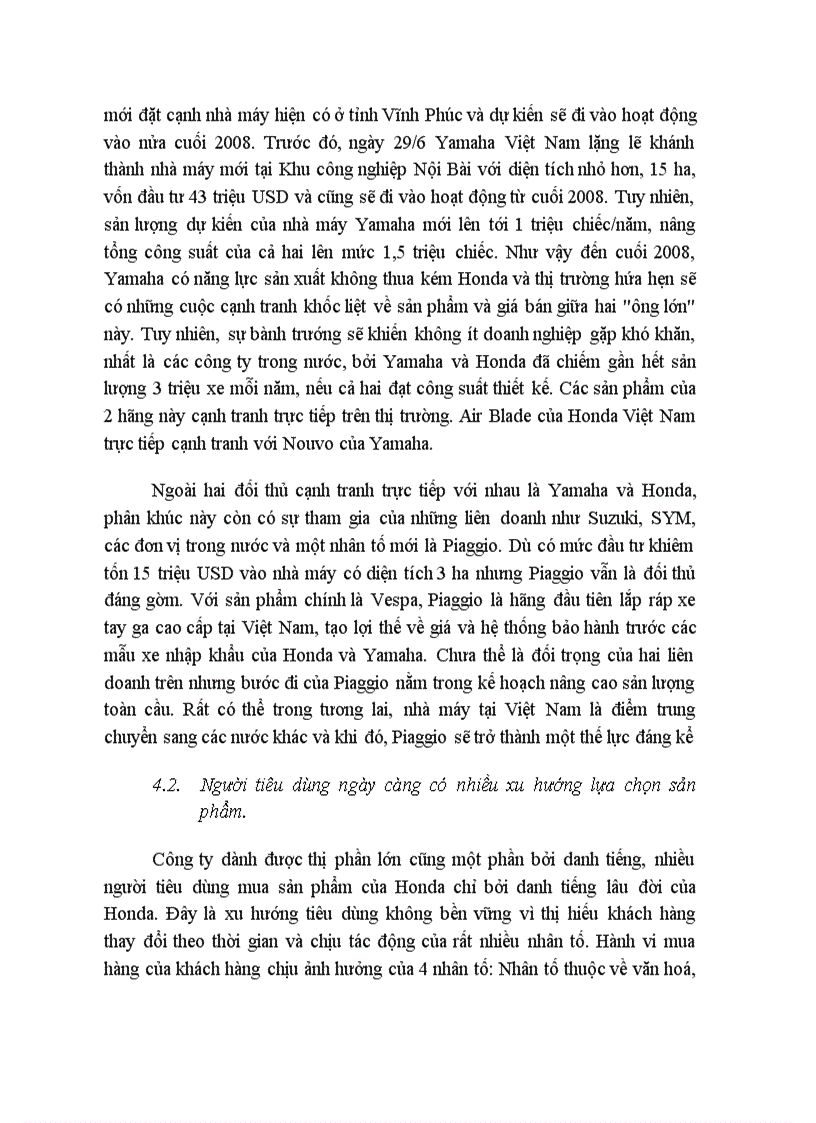 image for page Mô hình swot của Honda Việt Nam