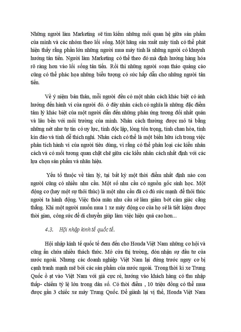 image for page Mô hình swot của Honda Việt Nam