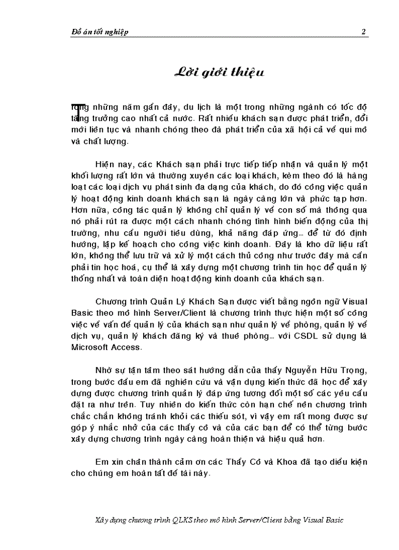 image for page Quản lý khách sạn