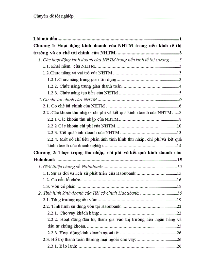 image for page Một số giải pháp nhằm tăng thu nhập tiết kiệm chi phí nâng cao kết quả kinh doanh tại Ngân hàng thương mại cổ phần nhà Hà Nội