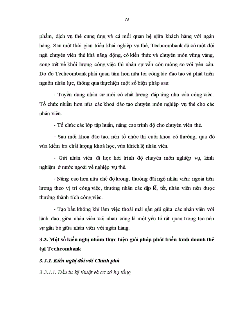 image for page Giải pháp phát triển hoạt động kinh doanh thẻ thanh toán tại Ngân hàng thương mại cổ phần Kỹ thương Việt Nam Techcombank
