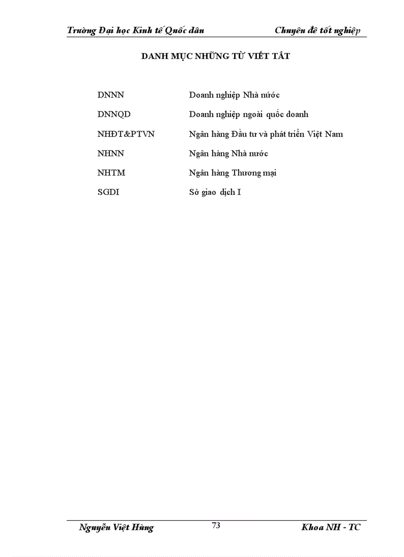 image for page Giải pháp nâng cao chất lượng tín dụng đối với doanh nghiệp ngoài quốc doanh tại Sở giao dịch Ngân hàng Đầu tư và phát triển Việt Nam