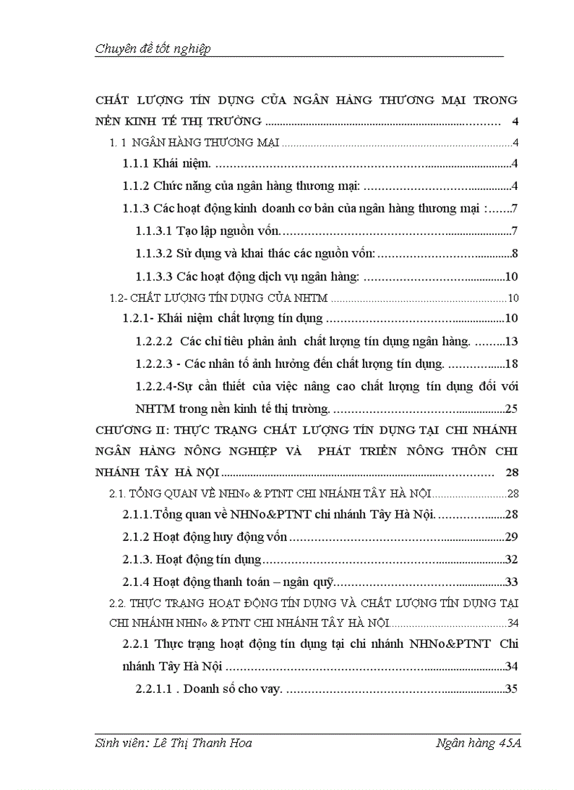 image for page Giải pháp nâng cao chất lượng tín dụng tại Chi nhánh ngân hàng Nông nghiệp và Phát triển nông thôn chi nhánh Tây Hà Nội