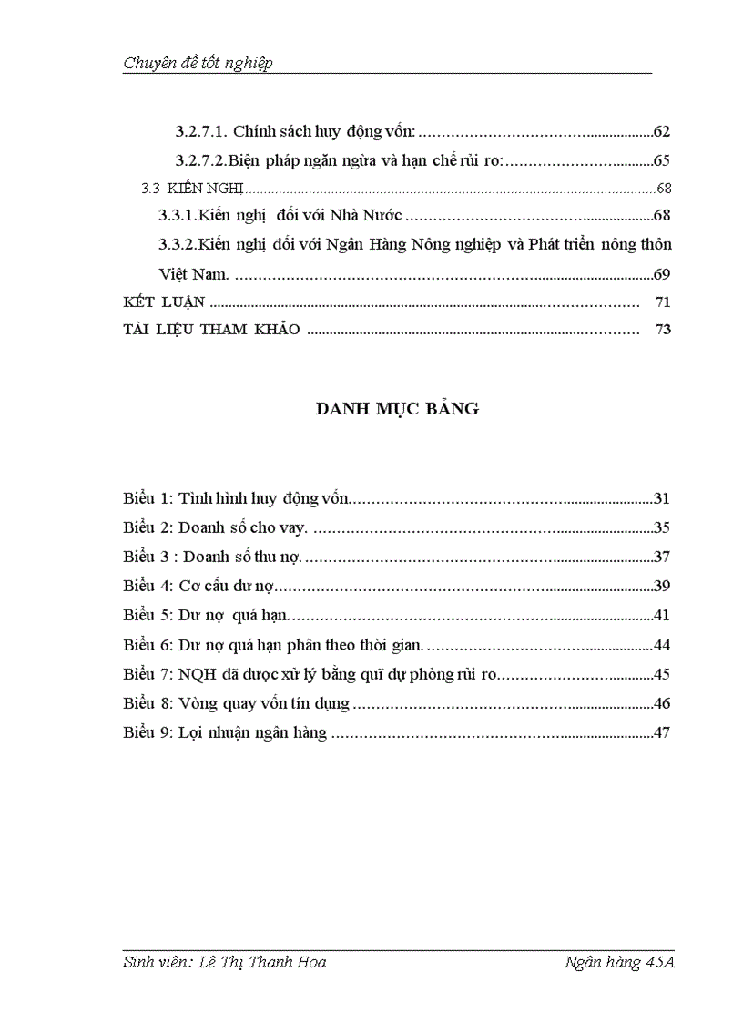 image for page Giải pháp nâng cao chất lượng tín dụng tại Chi nhánh ngân hàng Nông nghiệp và Phát triển nông thôn chi nhánh Tây Hà Nội