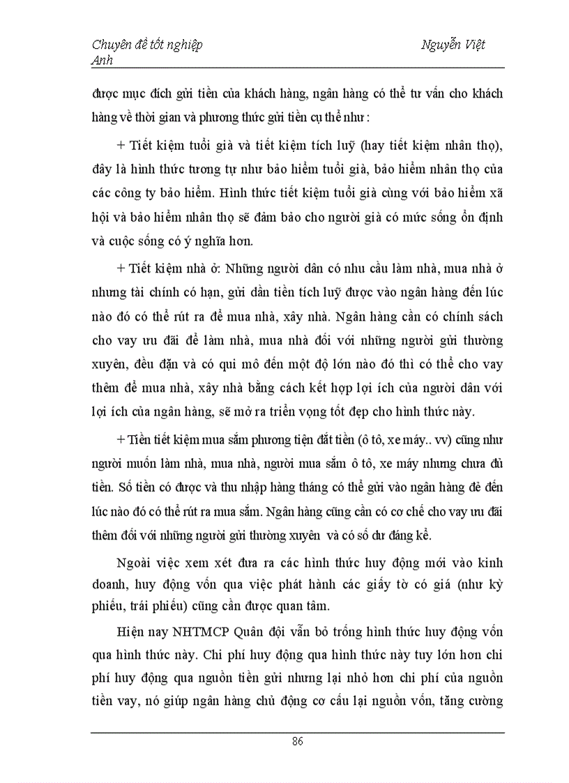 image for page Giải pháp tăng cường huy động vốn tại Ngân hàng Thương mại Cổ phần Quân đội