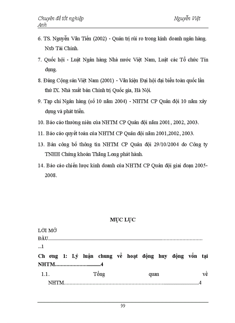 image for page Giải pháp tăng cường huy động vốn tại Ngân hàng Thương mại Cổ phần Quân đội
