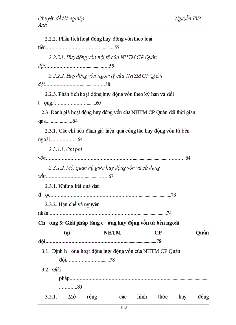 image for page Giải pháp tăng cường huy động vốn tại Ngân hàng Thương mại Cổ phần Quân đội