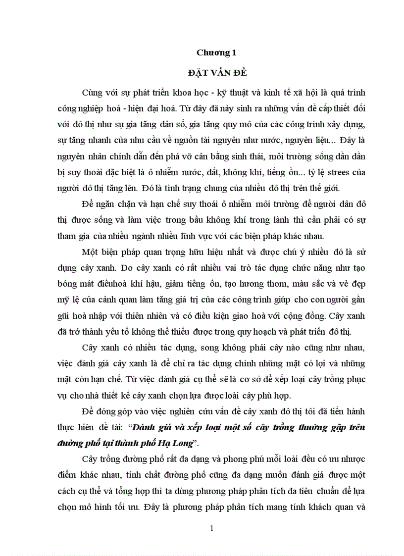 image for page Đánh giá và xếp loại một số loài cây trồng thường gặp trên đường phố tại thành phố Hạ Long