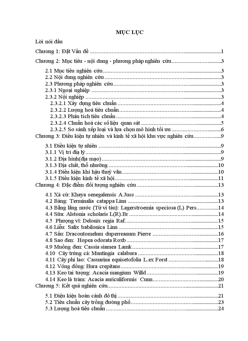image for page Đánh giá và xếp loại một số loài cây trồng thường gặp trên đường phố tại thành phố Hạ Long