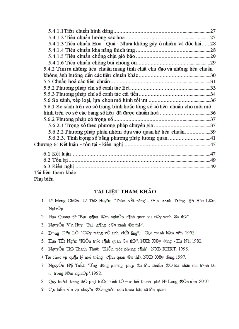 image for page Đánh giá và xếp loại một số loài cây trồng thường gặp trên đường phố tại thành phố Hạ Long