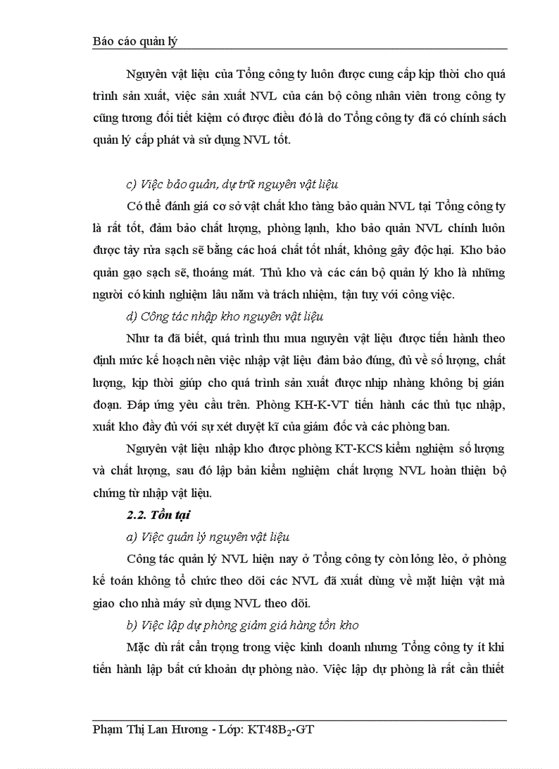 image for page Hoàn thiện công tác quản lý nguyên vật liệu tại Tổng Công ty Bia Rượu Nước giải khát Hà Nội