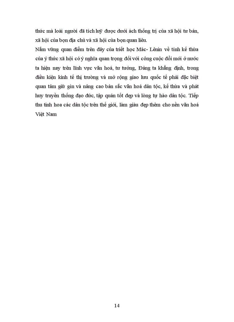 image for page Ýthức xã hội có thể lạc hậu hơn so với tồn tại xã hội