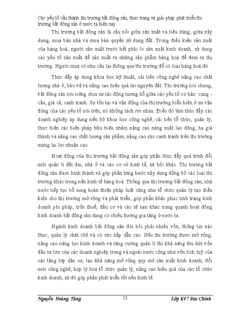 image for page Các yếu tố cấu thành thị trường bất động sản thực trạng và giải pháp phát triển thị trường bất động sản ở nước ta hiện nay