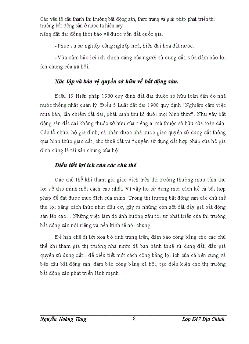 image for page Các yếu tố cấu thành thị trường bất động sản thực trạng và giải pháp phát triển thị trường bất động sản ở nước ta hiện nay