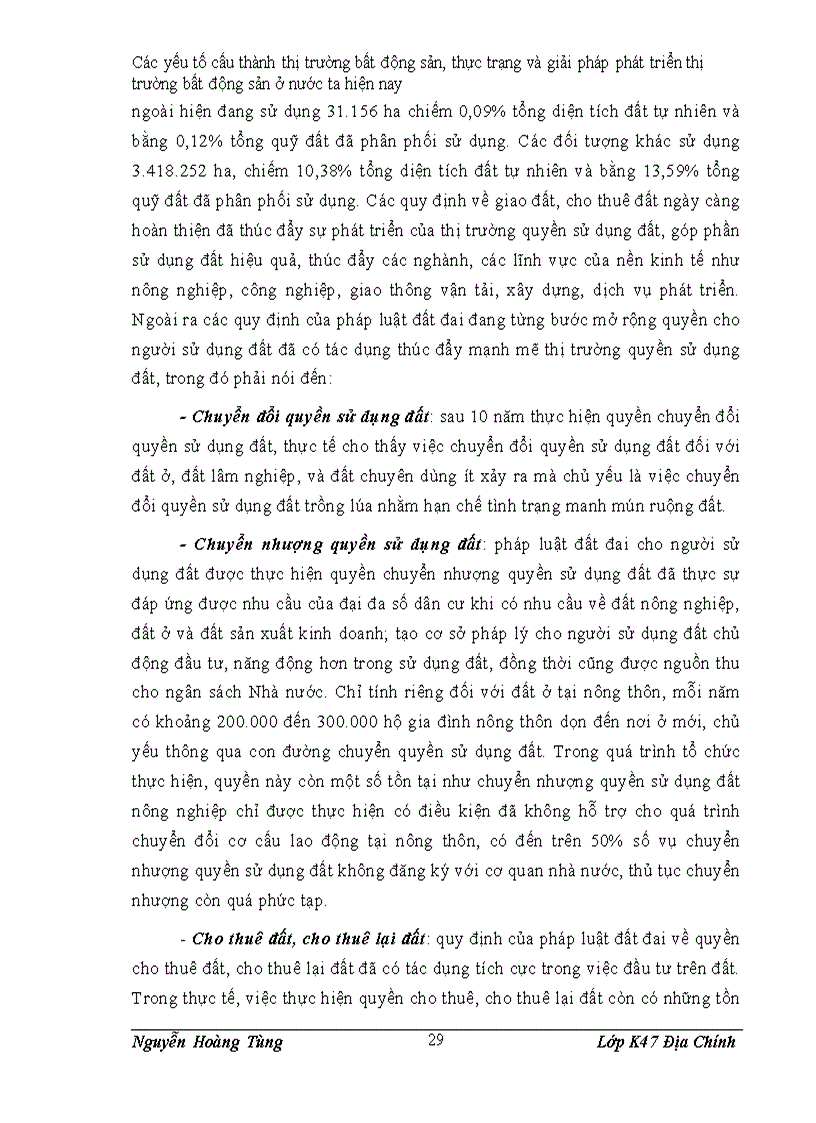 image for page Các yếu tố cấu thành thị trường bất động sản thực trạng và giải pháp phát triển thị trường bất động sản ở nước ta hiện nay
