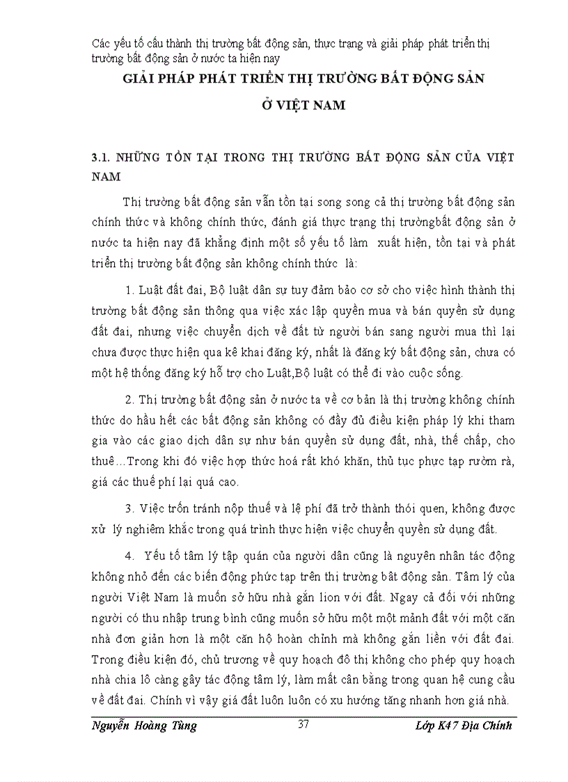 image for page Các yếu tố cấu thành thị trường bất động sản thực trạng và giải pháp phát triển thị trường bất động sản ở nước ta hiện nay