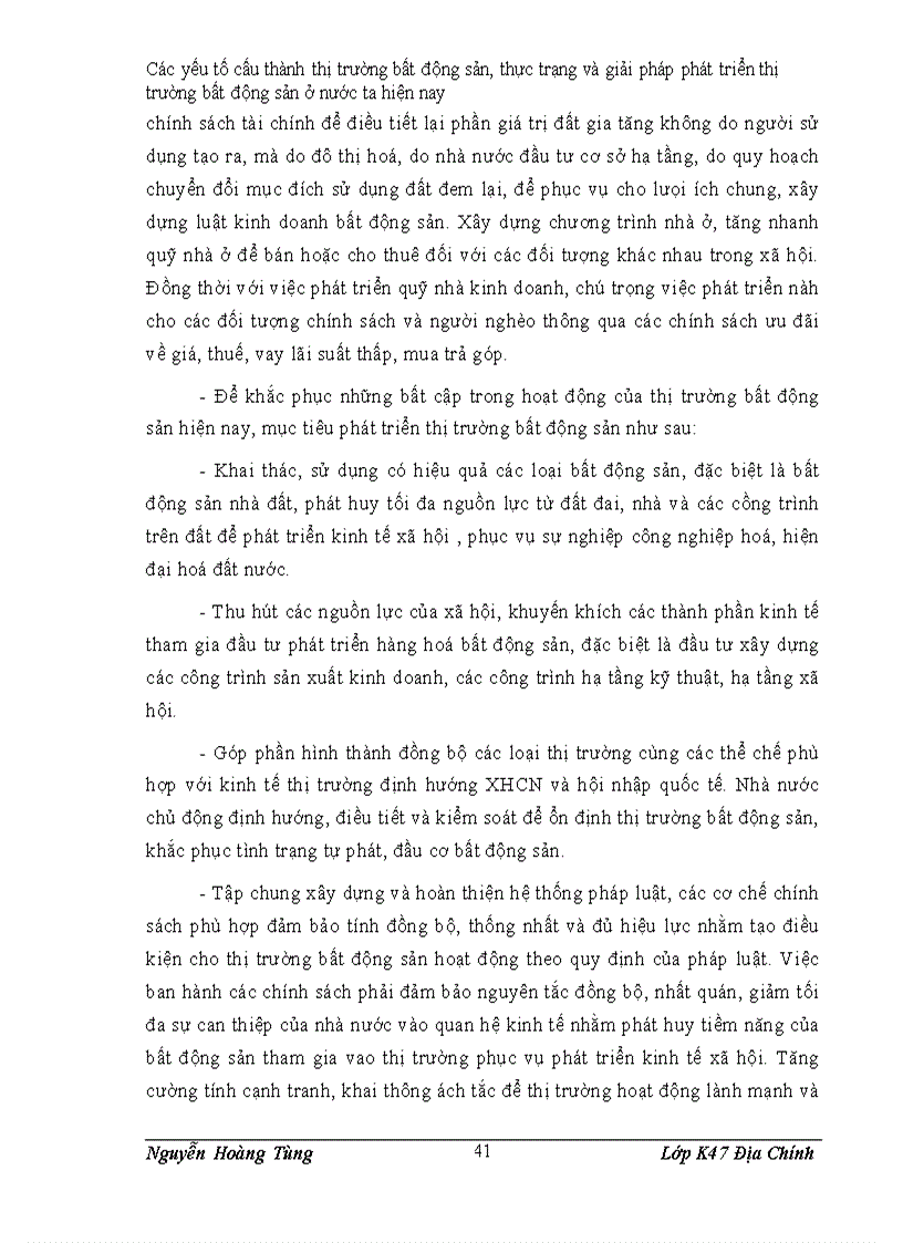 image for page Các yếu tố cấu thành thị trường bất động sản thực trạng và giải pháp phát triển thị trường bất động sản ở nước ta hiện nay