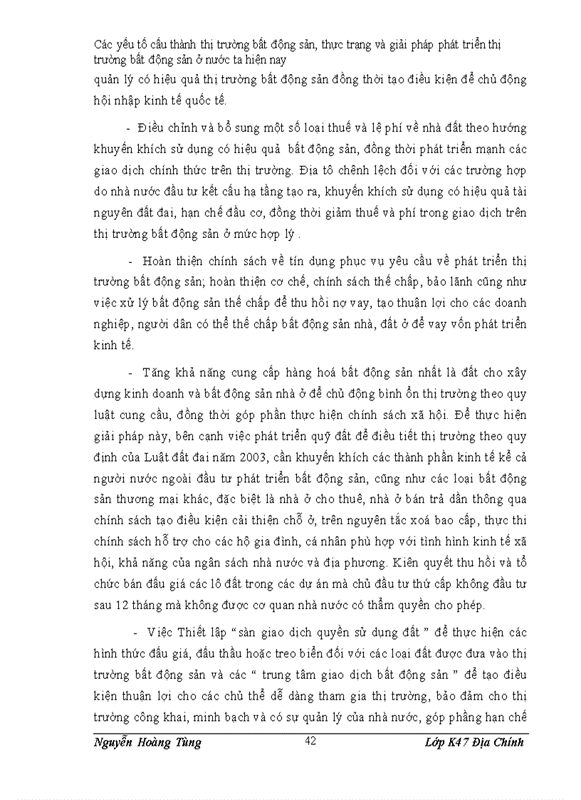 image for page Các yếu tố cấu thành thị trường bất động sản thực trạng và giải pháp phát triển thị trường bất động sản ở nước ta hiện nay