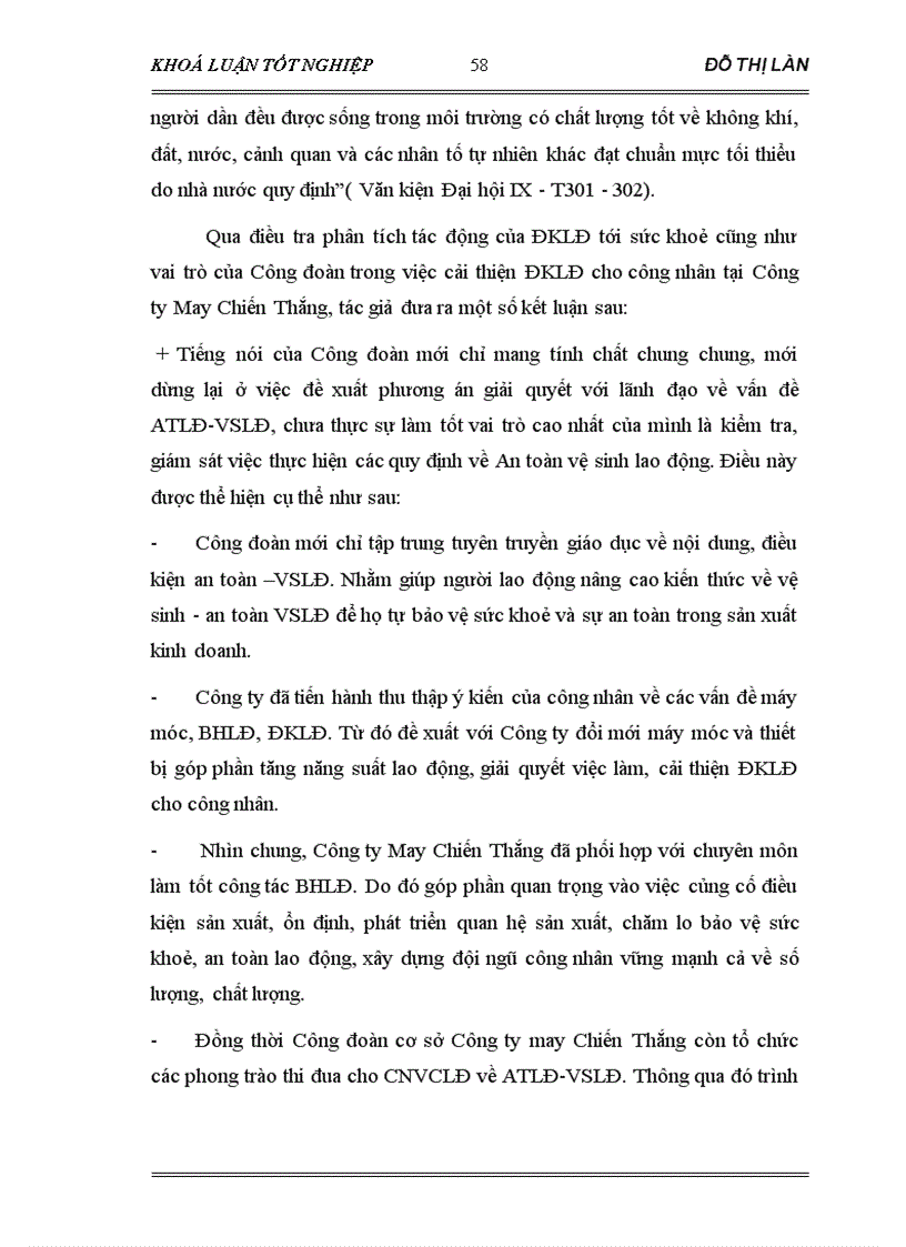 image for page Vai trò của Công đoàn trong việc cải thiện điều kiện lao động cho công nhân