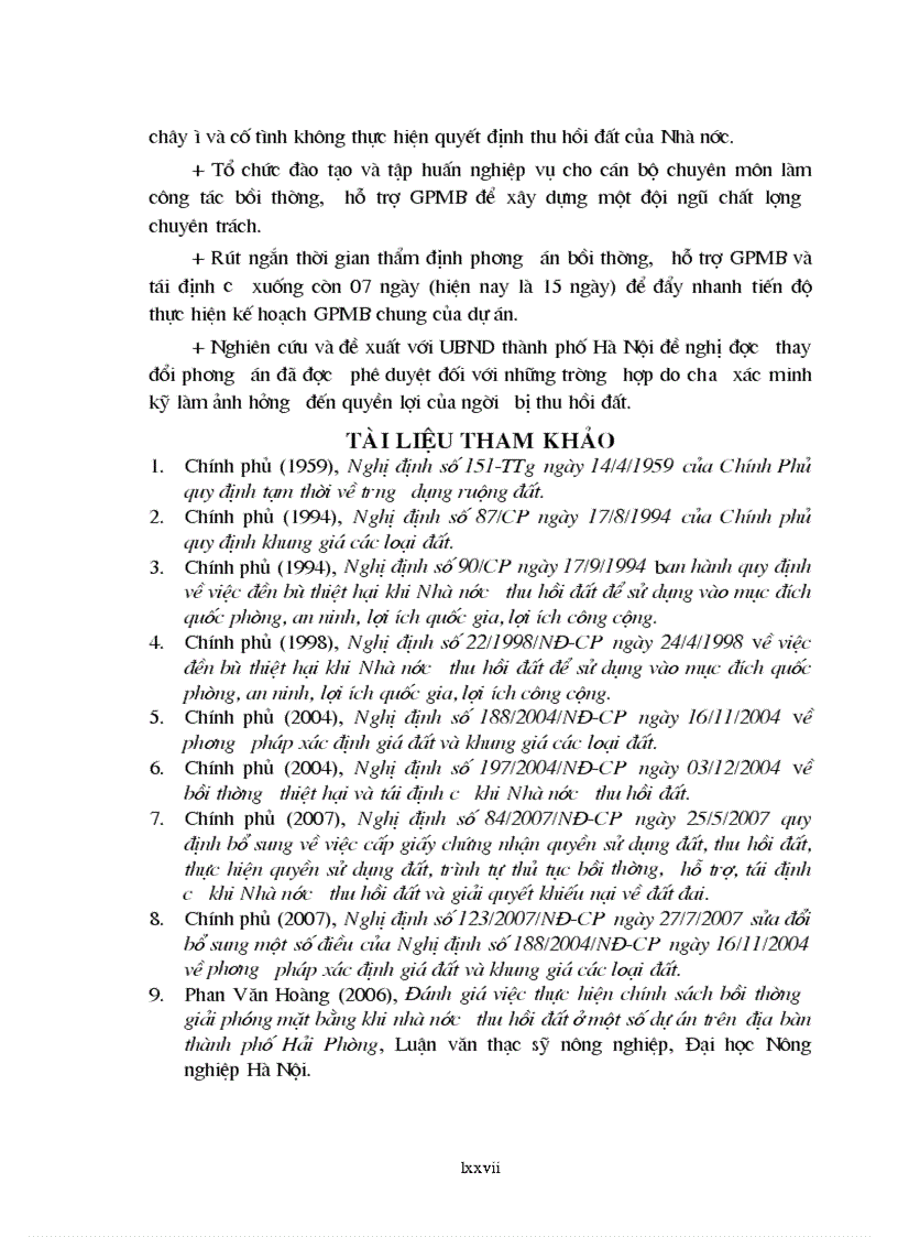 image for page Tìm hiểu thực trạng công tác bồi thường hỗ trợ giải phóng mặt bằng và tái định cư ở một số dự án khu đô thị mới trên địa bàn Quận Hà Đông thành phố Hà Nội