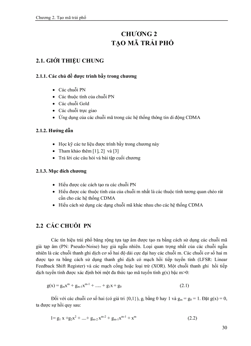 image for page Lý thuyết trải phổ và đa truy nhập vô tuyến