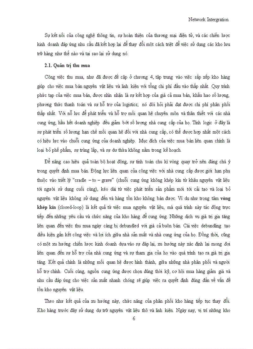 image for page Logistics NetworkIntergration