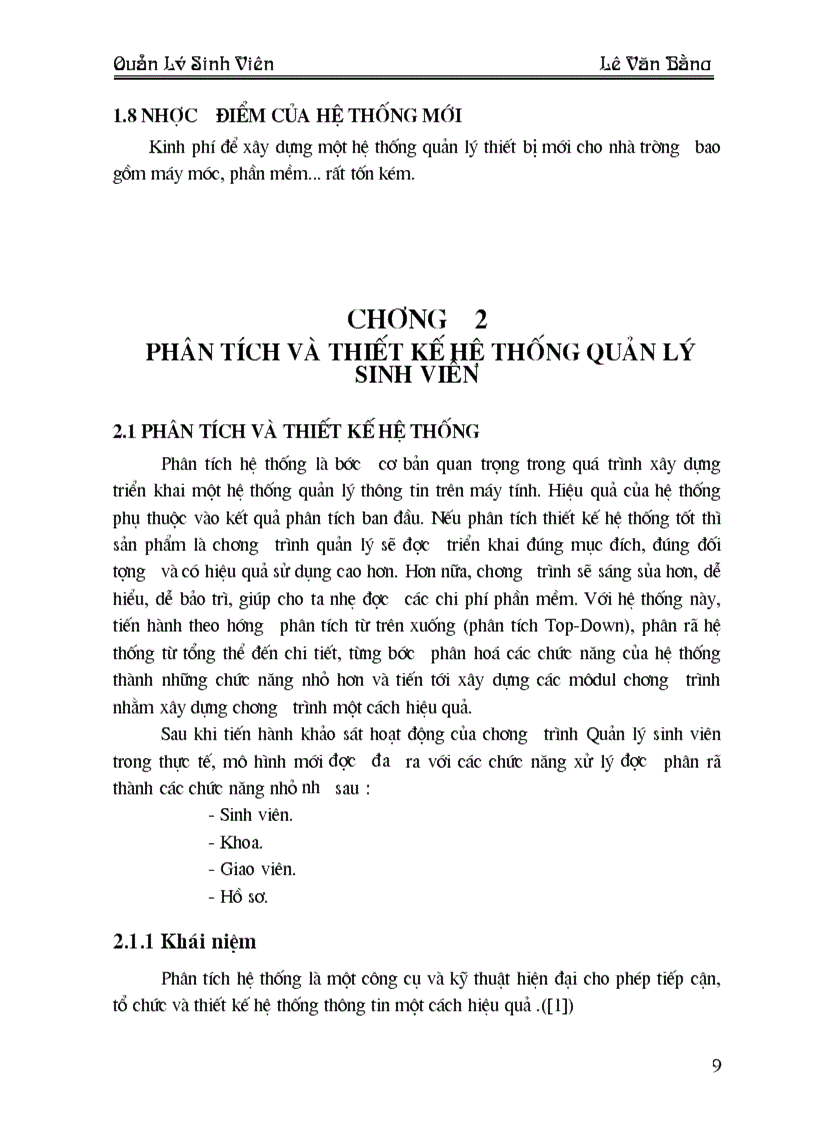 image for page Quản lý sinh viên