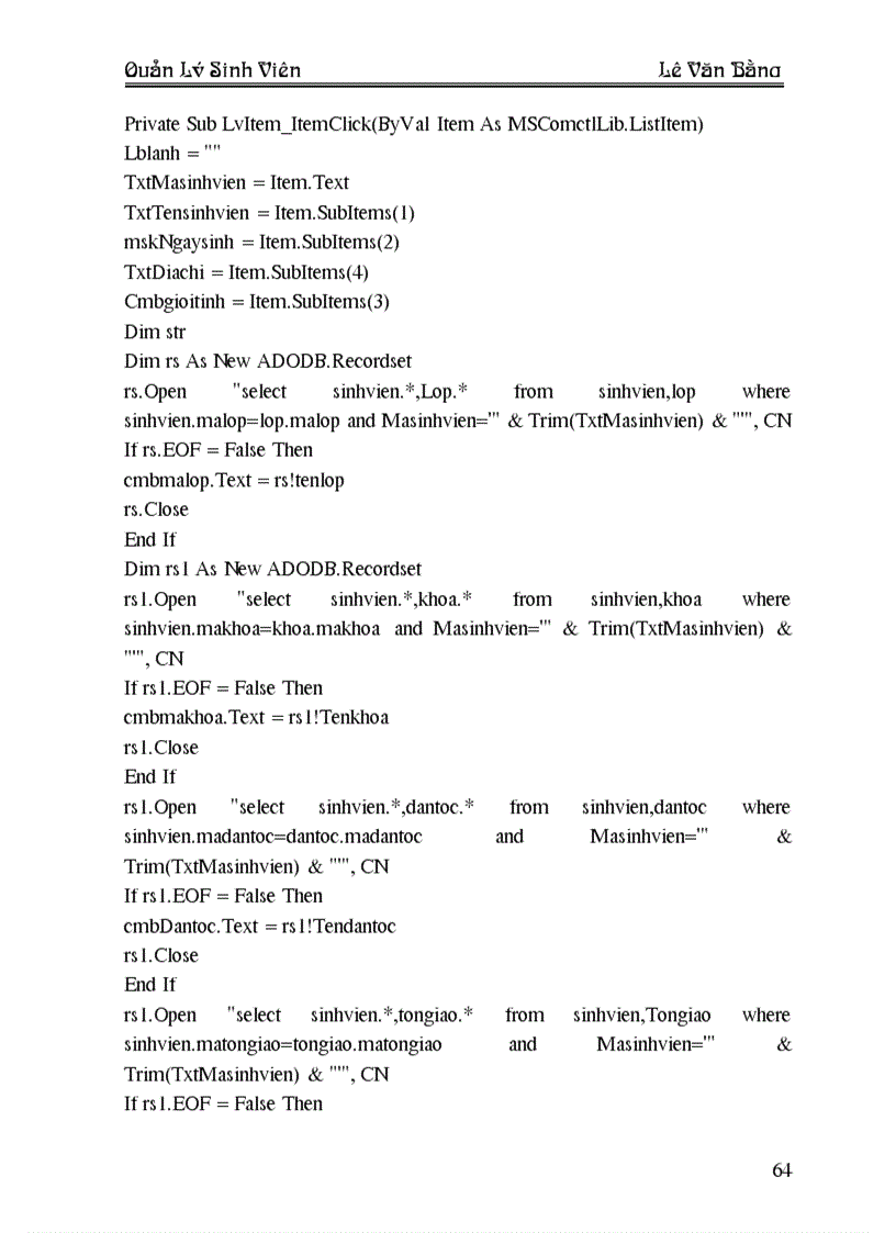 image for page Quản lý sinh viên