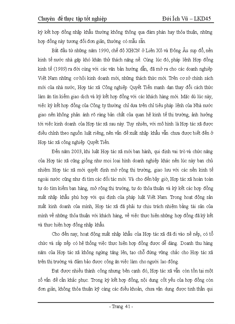 image for page Pháp luật về hợp đồng nhập khẩu và thực tiễn áp dụng tại hợp tác xã Công nghiệp Quyết Tiến