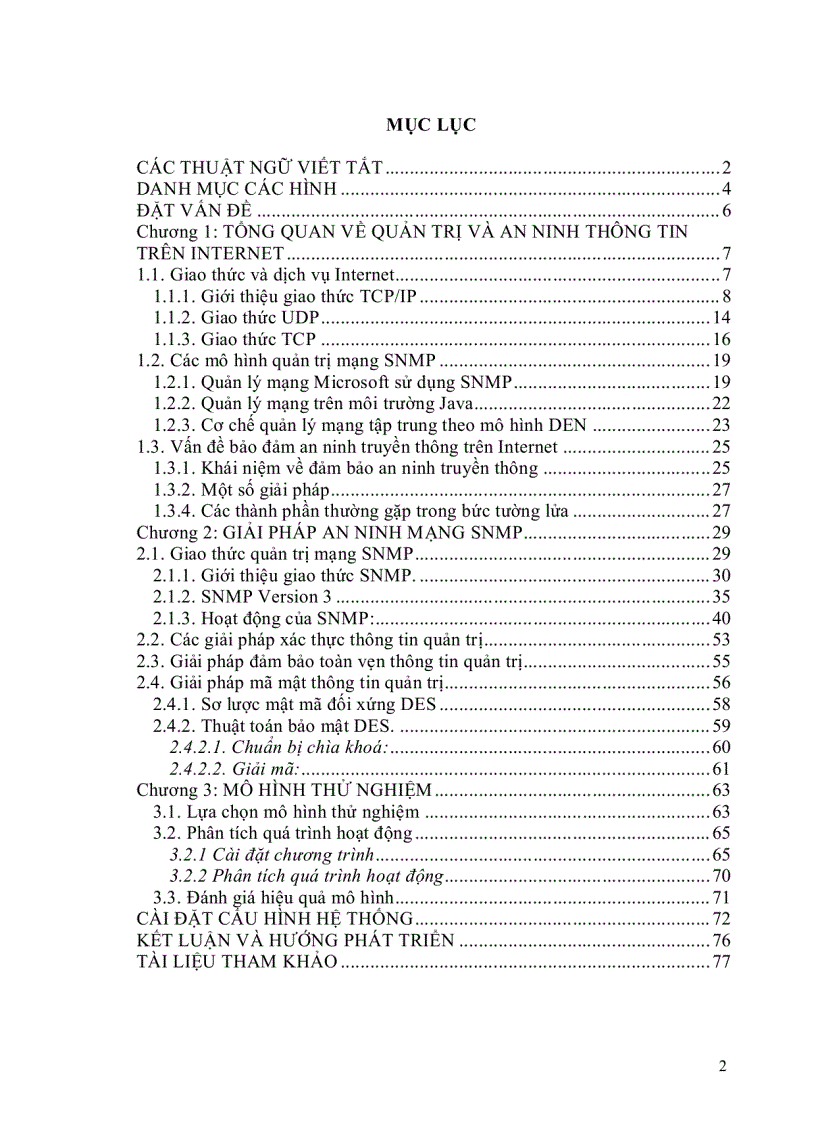 image for page Luận văn thạc sĩ Giải pháp an ninh trong kiến trúc quản trị mạng snmp