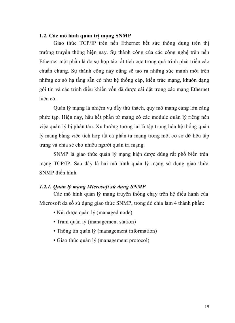 image for page Luận văn thạc sĩ Giải pháp an ninh trong kiến trúc quản trị mạng snmp