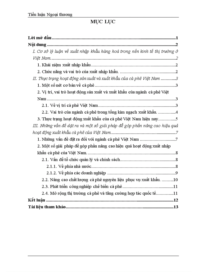 image for page Những giải pháp nhằm nâng cao hiệu quả hoạt động xuất khẩu cà phê của Việt Nam hiện nay