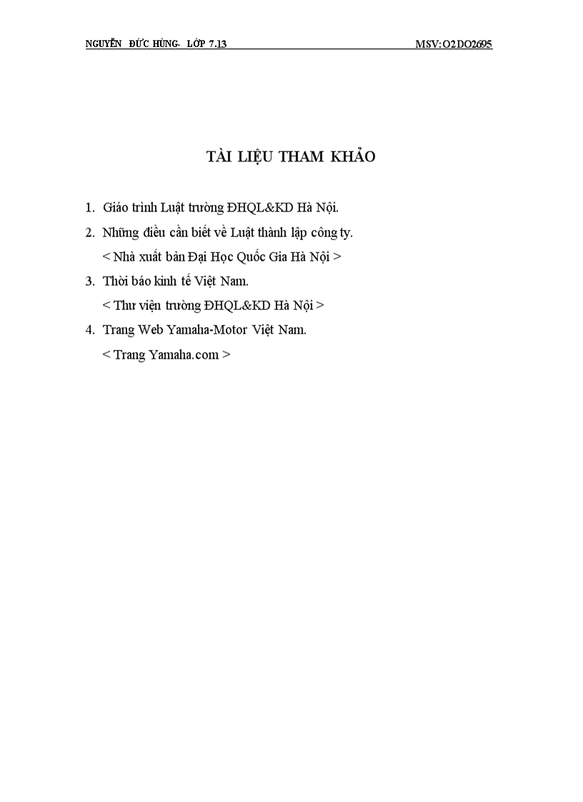 image for page Đánh giá về cơ cấu tổ chức và kinh doanh của doanh nghiệp Yamaha Motor Việt Nam