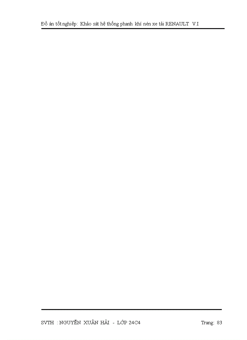 image for page Khảo sát hệ thống phanh khí nén trên xe tải Renault Bản vẽ AutoCAD