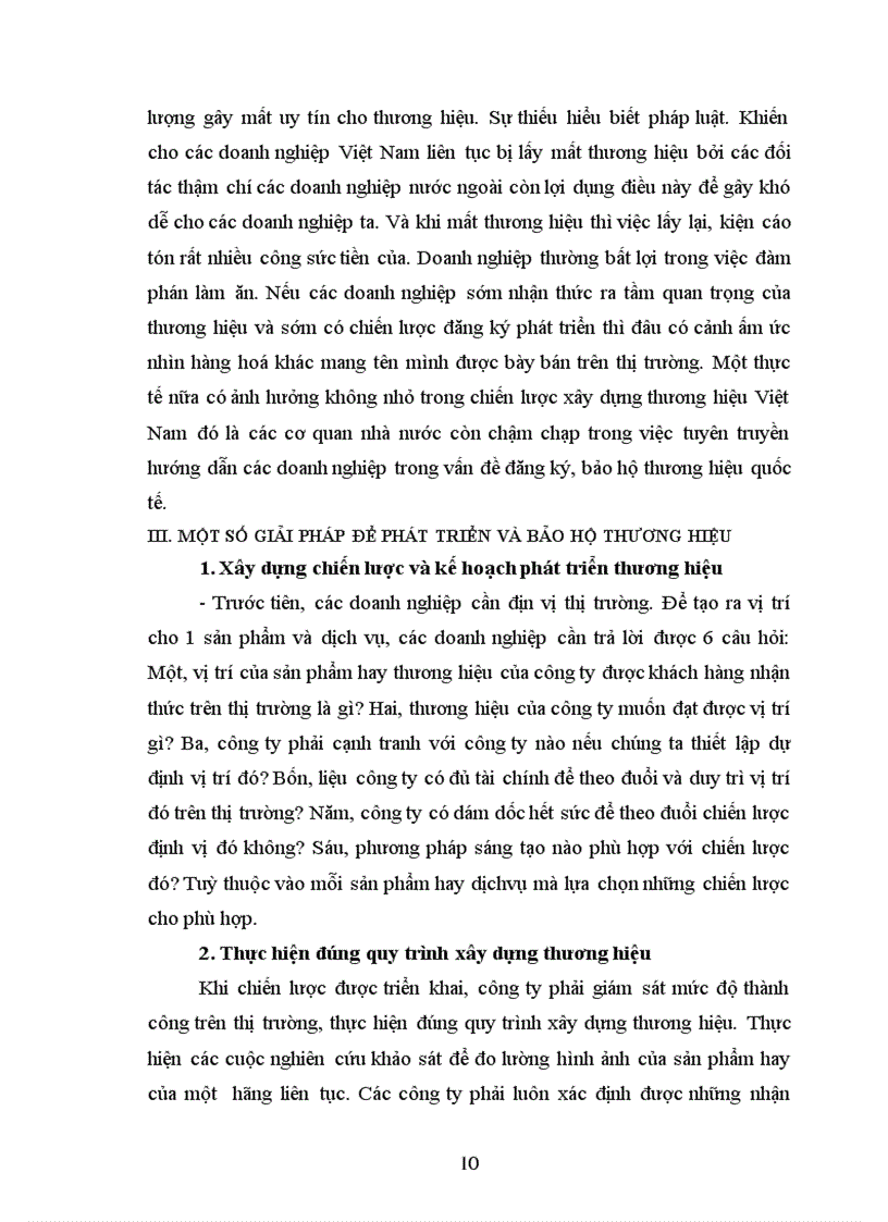 image for page Thương hiệu Việt Nam trên thị trường quốc tế và một số biện pháp phát triển và bảo vệ thương hiệu