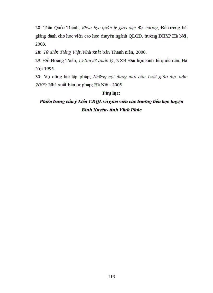 image for page Một số biện pháp quản lý của hiệu trưởng nhằm nâng cao năng lực chuyên môn cho đội ngũ giáo viên trường tiểu học huyện Bình Xuyên tỉnh Vĩnh Phúc