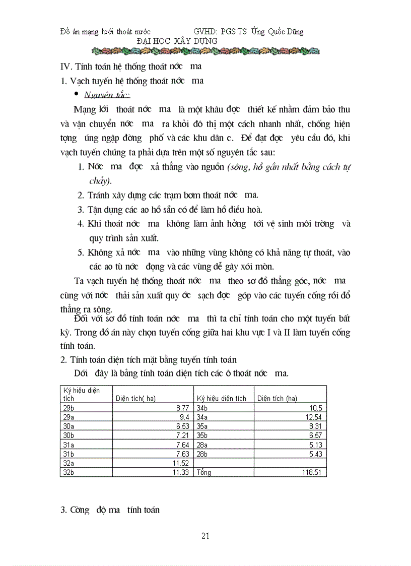 image for page Đồ án cấp thoát nước