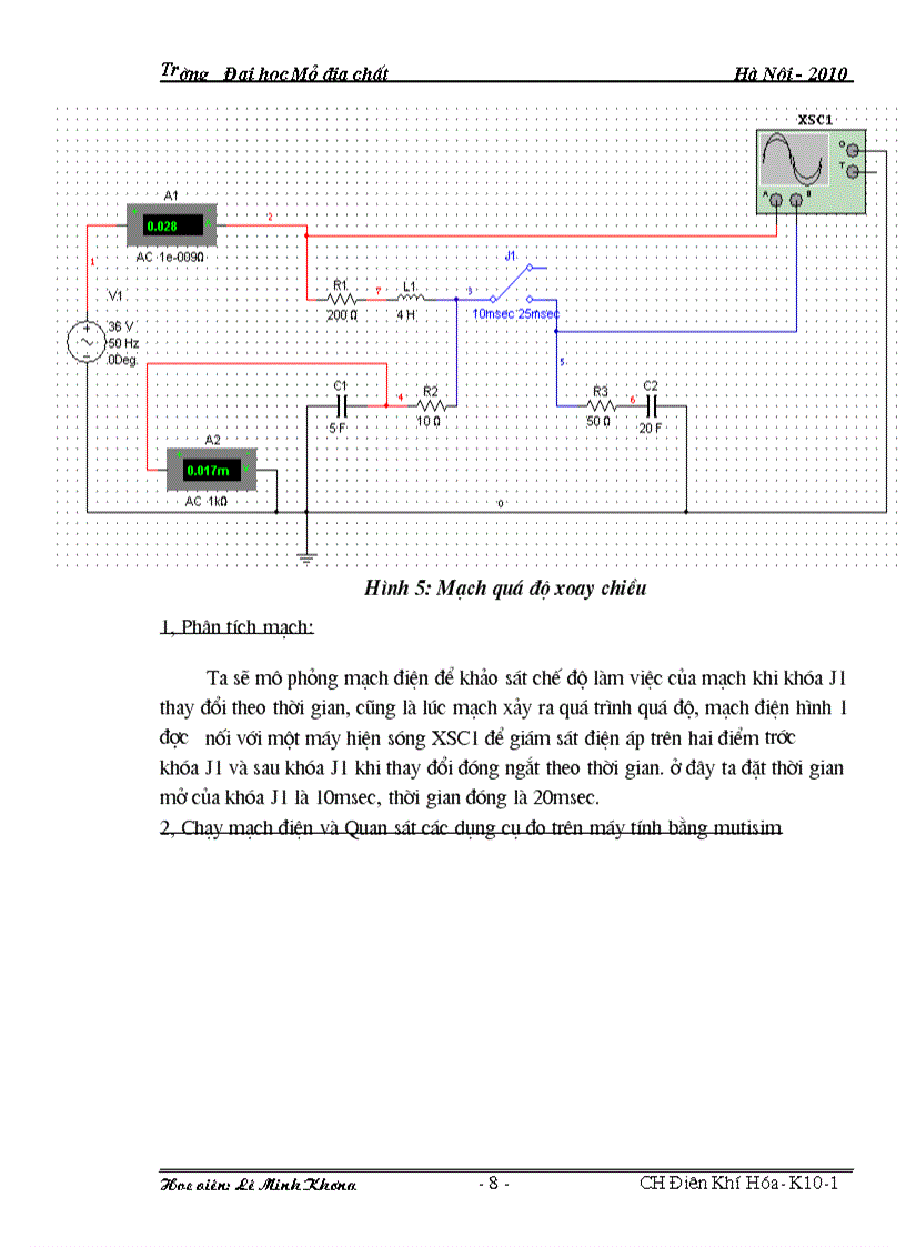 image for page Lý thuyết mạch Mô phỏng mạch điện bắng phần mềm PSIM MUTISIM