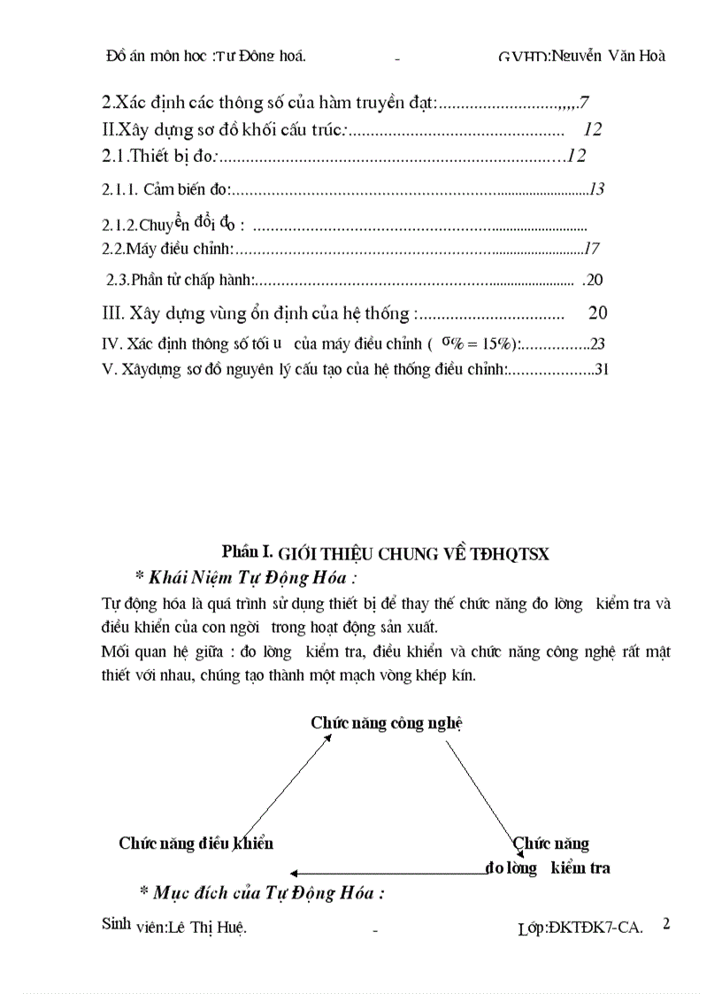 Đồ án tự động hóa QTSX