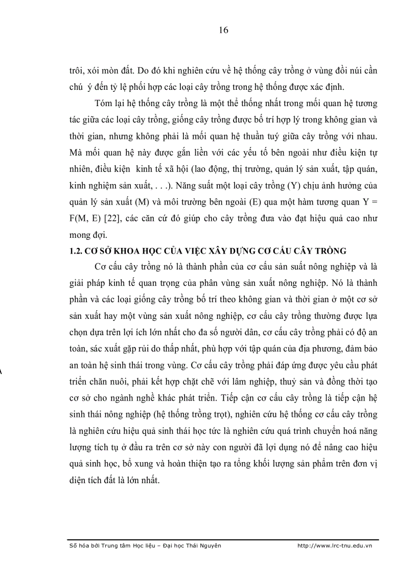 image for page Nghiên cứu cơ cấu cây trồng trên đất ruộng không chủ động nước tại Thành phố Lào Cai