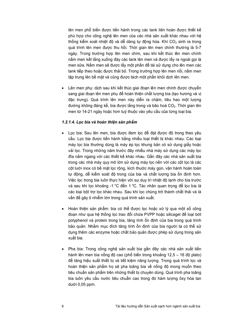 image for page Quy trình sản xuất sạch hơn của nhà máy bia