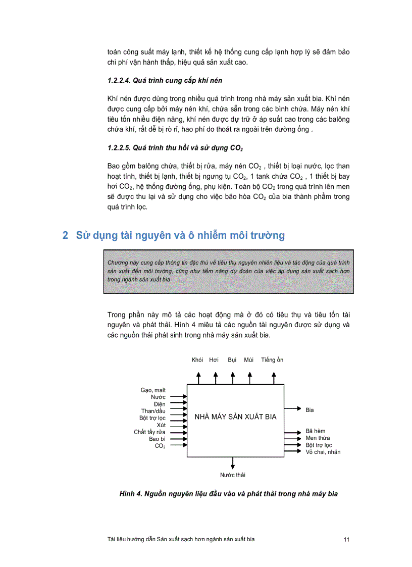 image for page Quy trình sản xuất sạch hơn của nhà máy bia