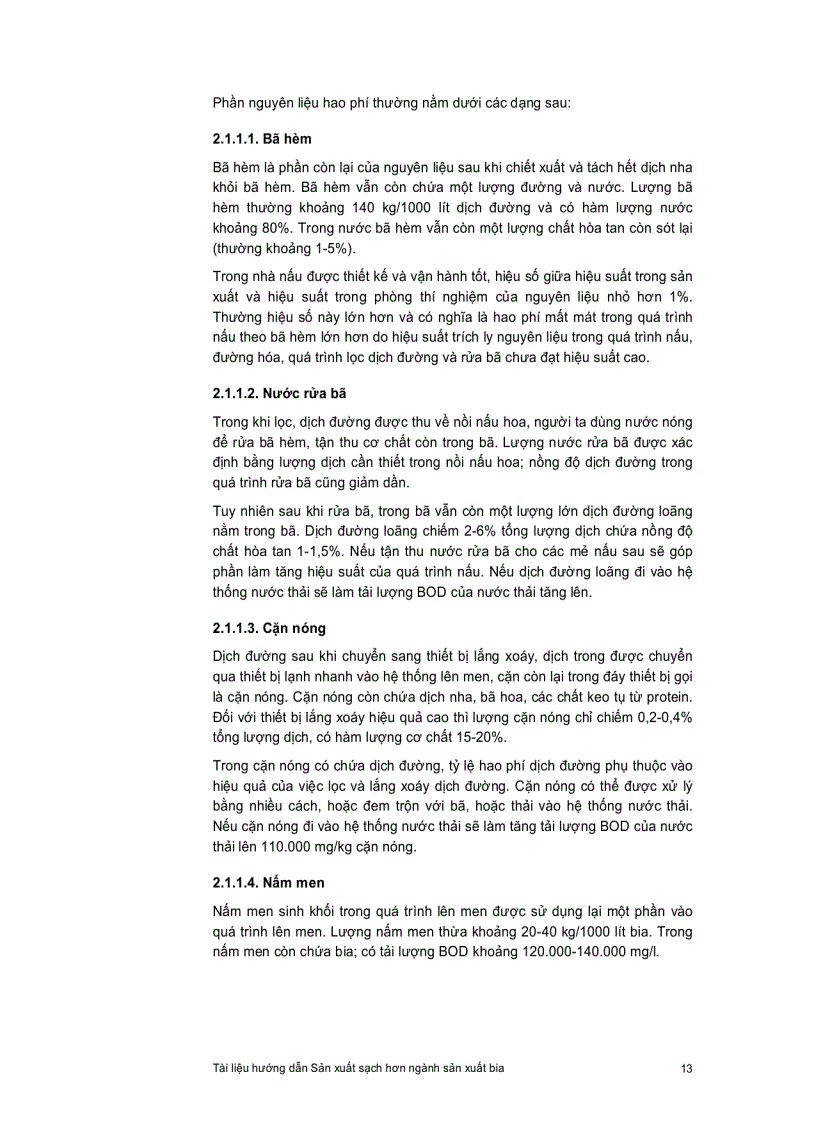 image for page Quy trình sản xuất sạch hơn của nhà máy bia